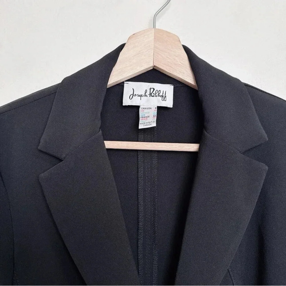 Joseph Ribkoff  Womens 8 Stretch Button Jersey Career Blazer In Black - Picture 10 of 14